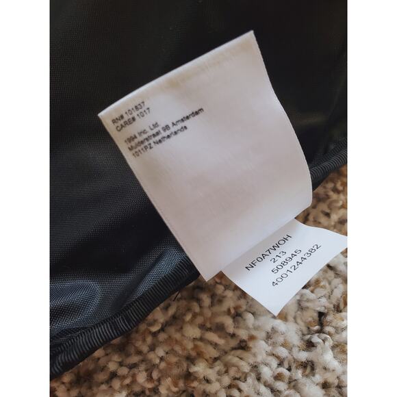 Supreme The North Face Bleached Denim Print Shoulder Bag Indigo Zippered 8x11 - Picture 8 of 9